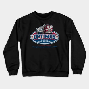 Optimus Prime Auto Body Shop Worn Crewneck Sweatshirt